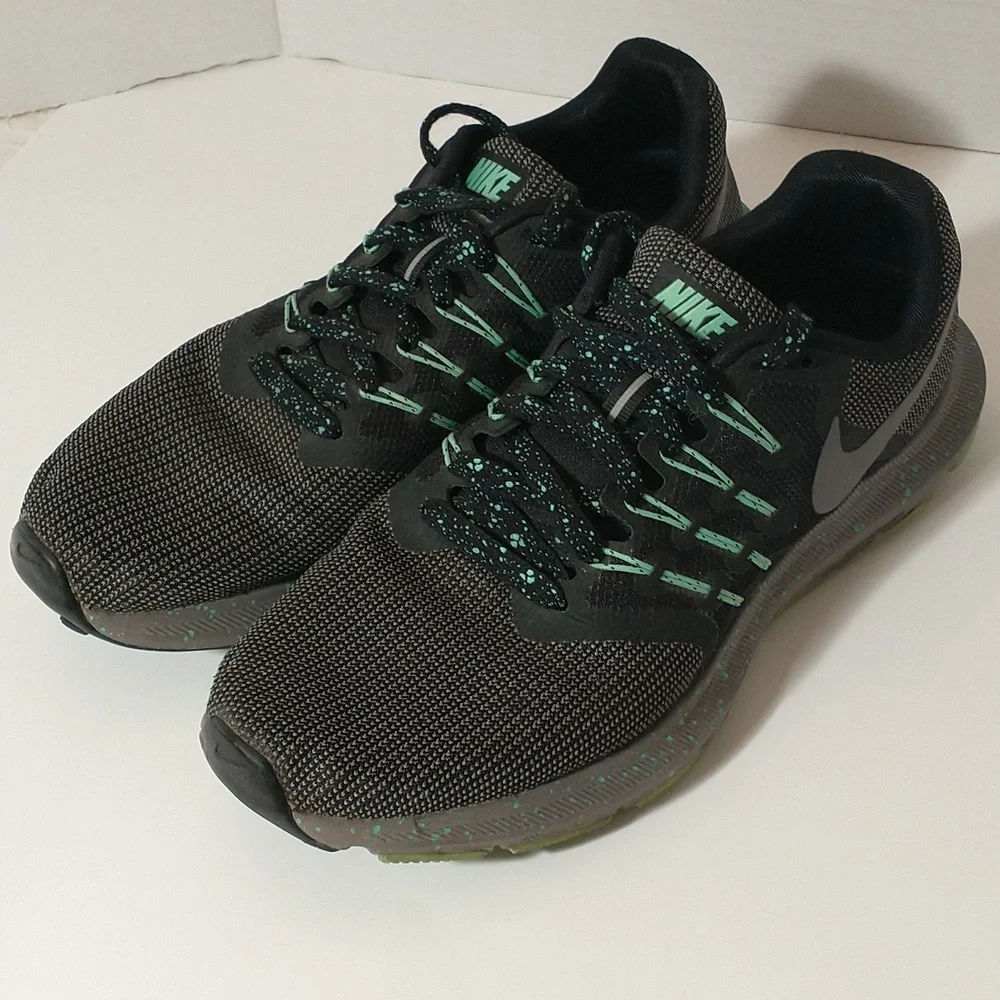 Nike Run Swift, Black And‎ Teal, Running, Women's Size 9